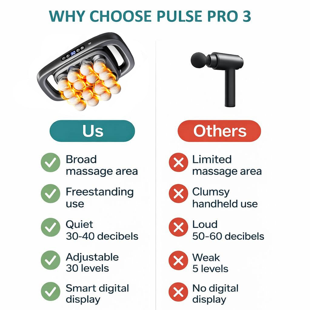 Pulse Pro 3™ - 16 Heads Massager Gun